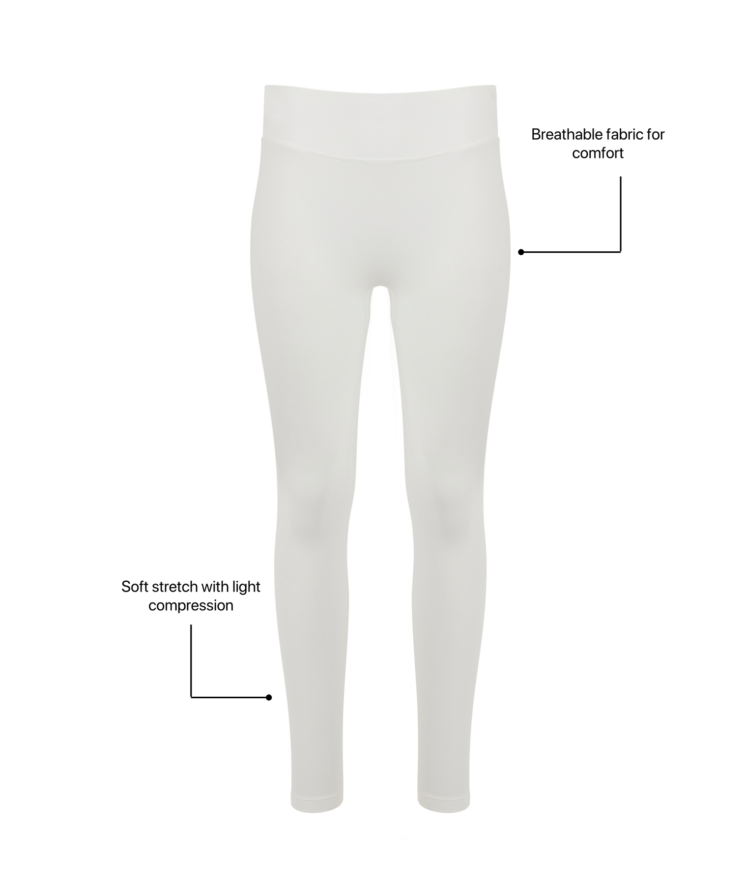 Sculpt Seamless Long Leggings - Arctic White