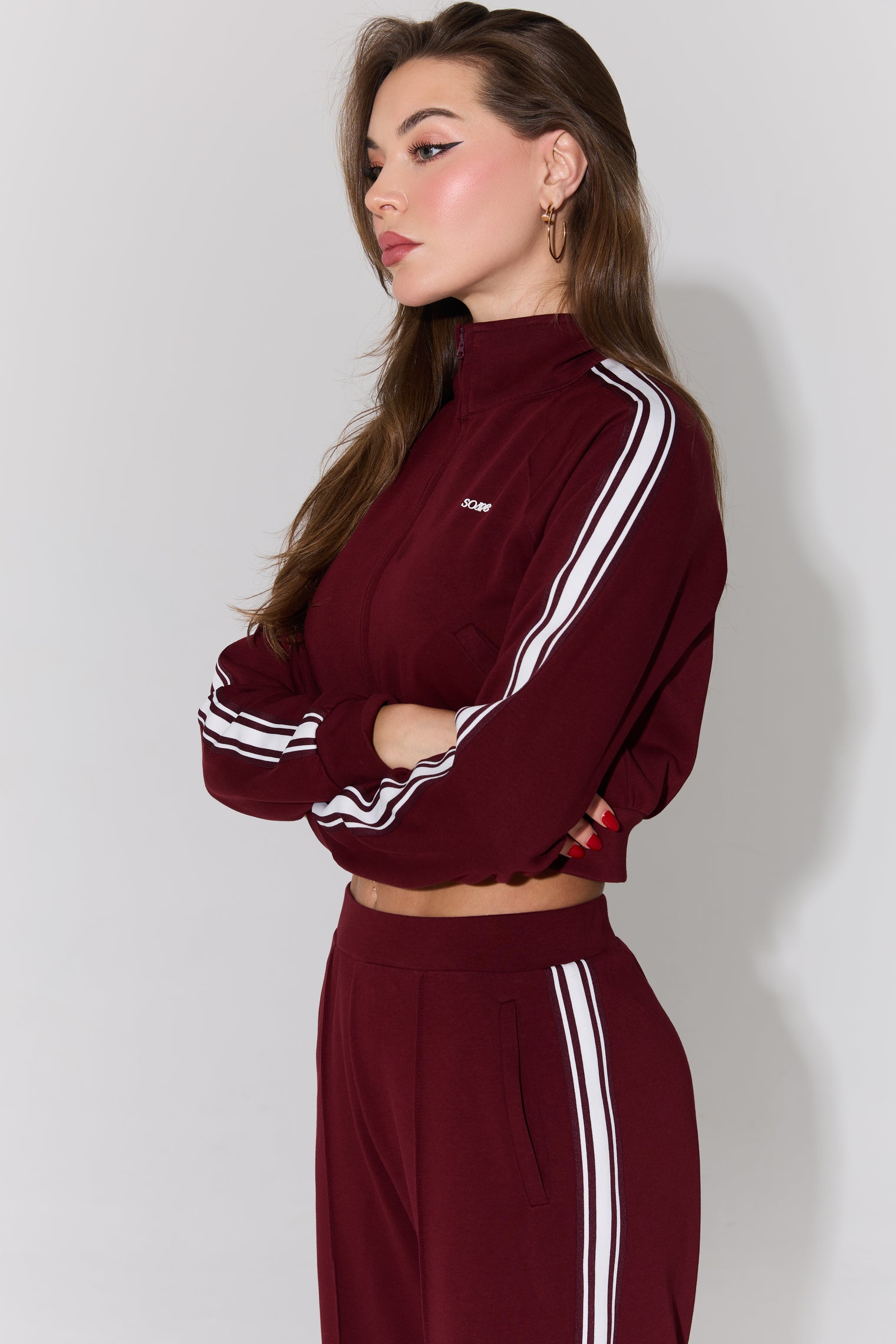 Moscow Suit Jacket - Burgundy