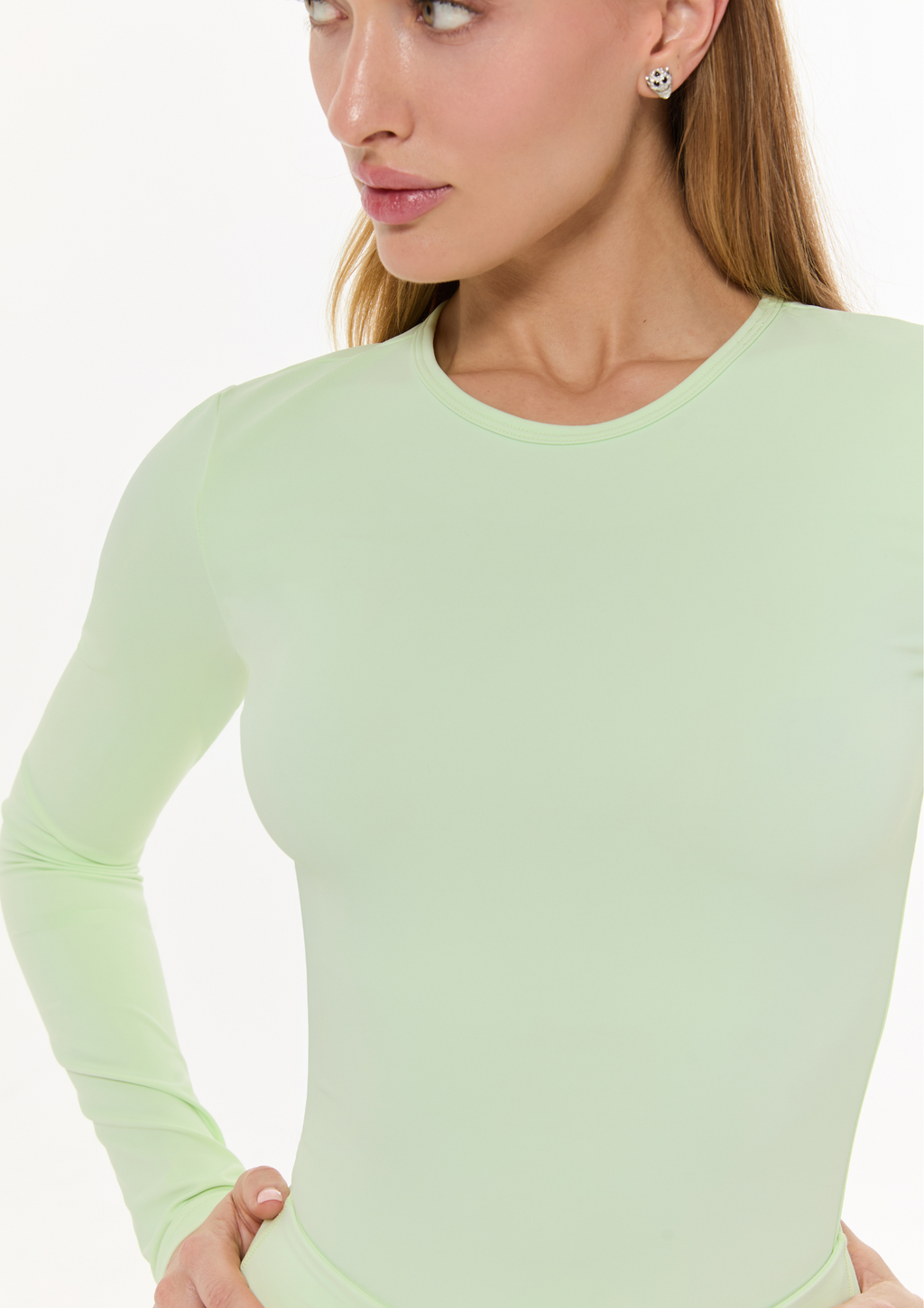 Длинный рукав Flex Fit - Лаймовый блеск