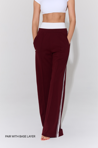 Moscow Suit Pants - Burgundy