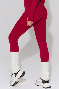 Plain Jane Leggings - Rosso