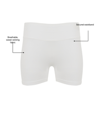 Base Layer Seamless Shorts - Arctic White