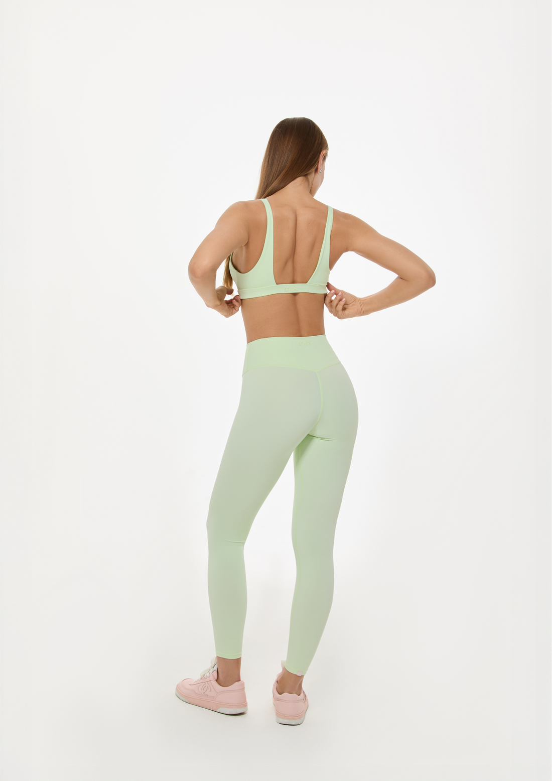 Plain Jane Leggings - Lime Glow