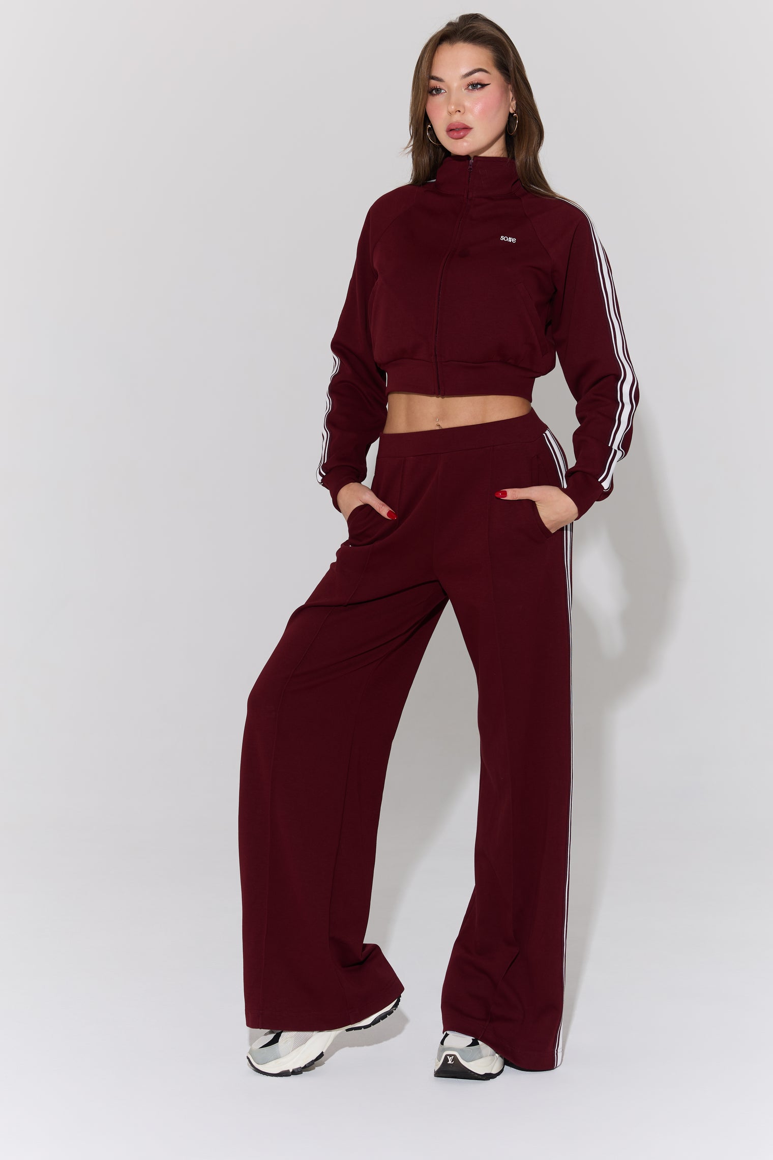 Moscow Suit Jacket - Burgundy