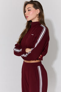 Moscow Suit Jacket - Burgundy