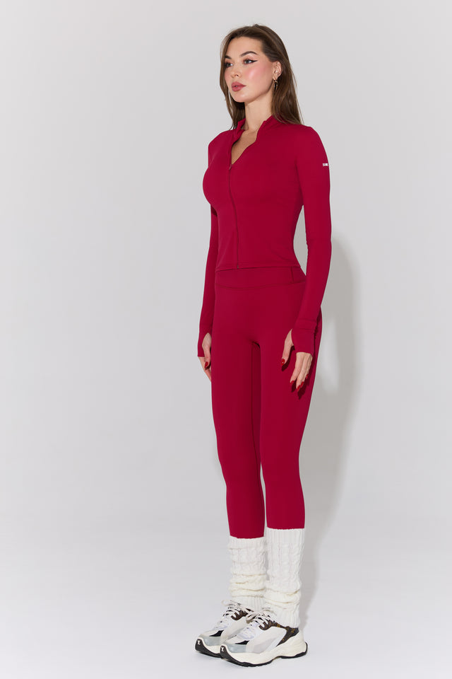 Plain Jane Leggings - Rosso
