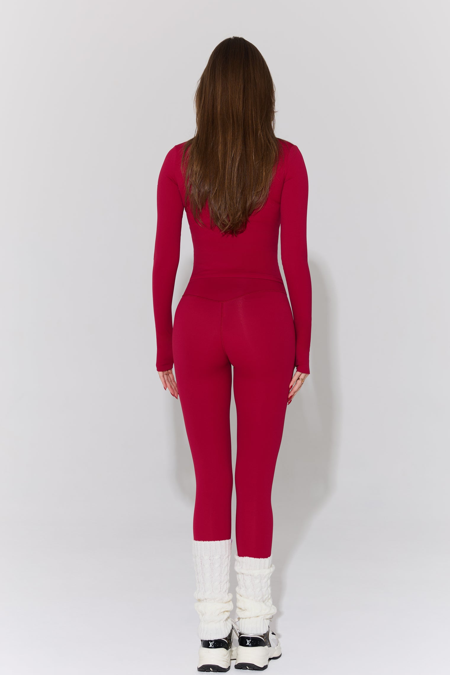 Plain Jane Leggings - Rosso